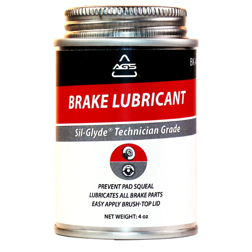 AGS BK-44 AGS Sil-Glyde Silicone Brake Lube Brush Top (4 oz)