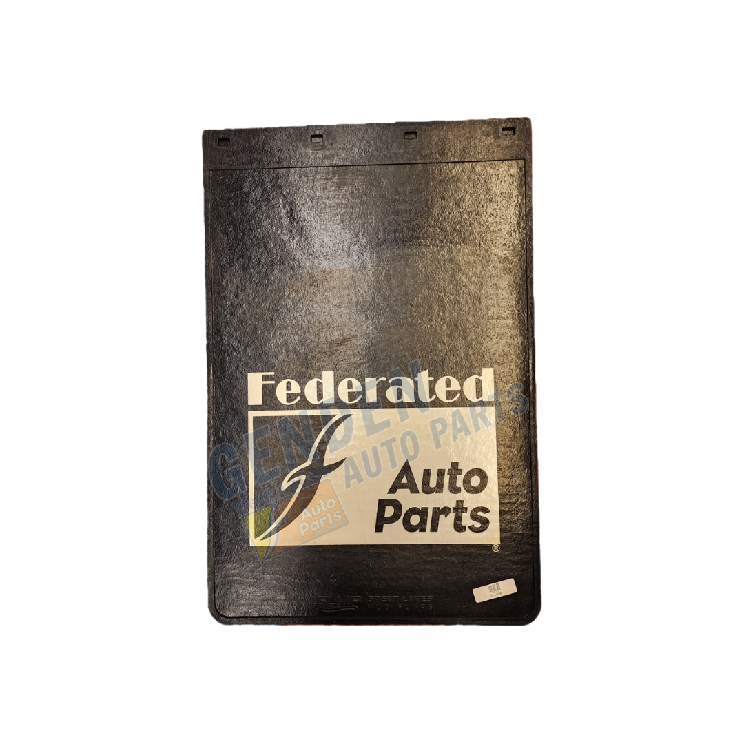 (291) 10036 Globetech Domestic Rubber Mud Flap w/ Federated Logo (24" x 36" x 5/16")
