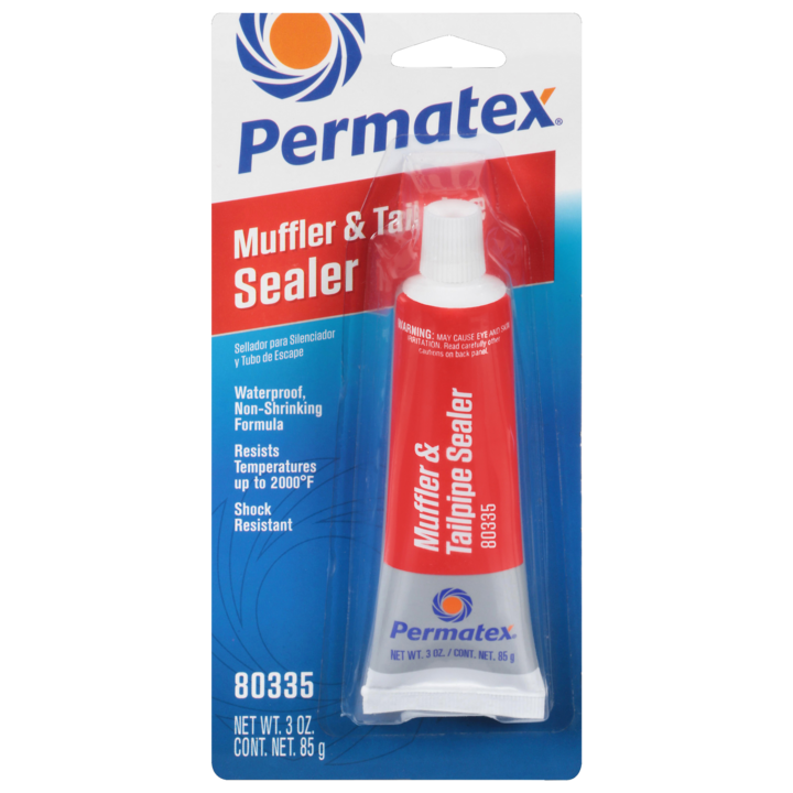 (735) 80335 PERMATEX Muffler & Tailpipe Sealer, 3 oz tube, carded