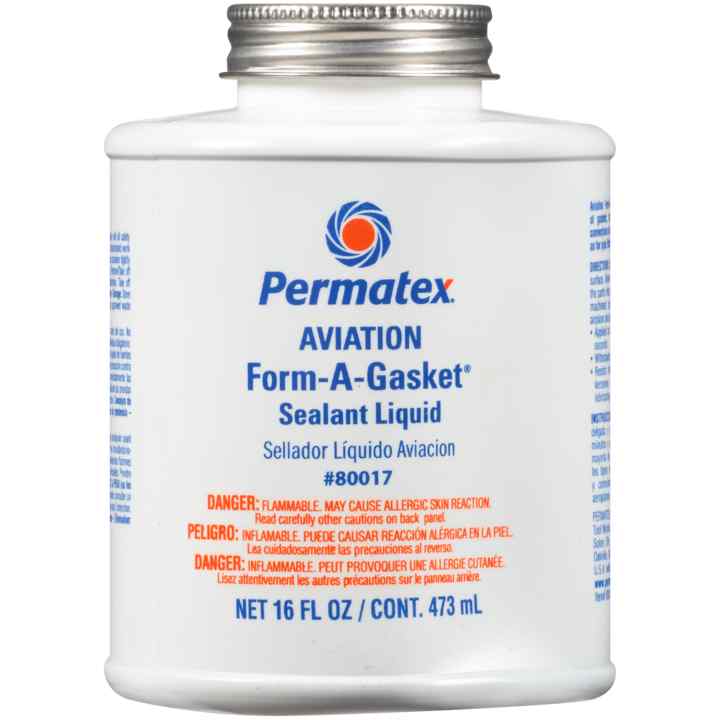 (735) 80017 Permatex Aviation FORM-A-GASKET #3 Sealant, 16 oz