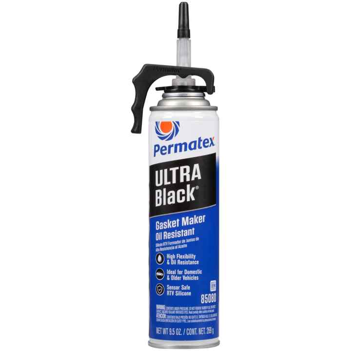 (735) 85080 Permatex ULTRA BLACK Max Oil Resistance Silicone, 9.5 oz