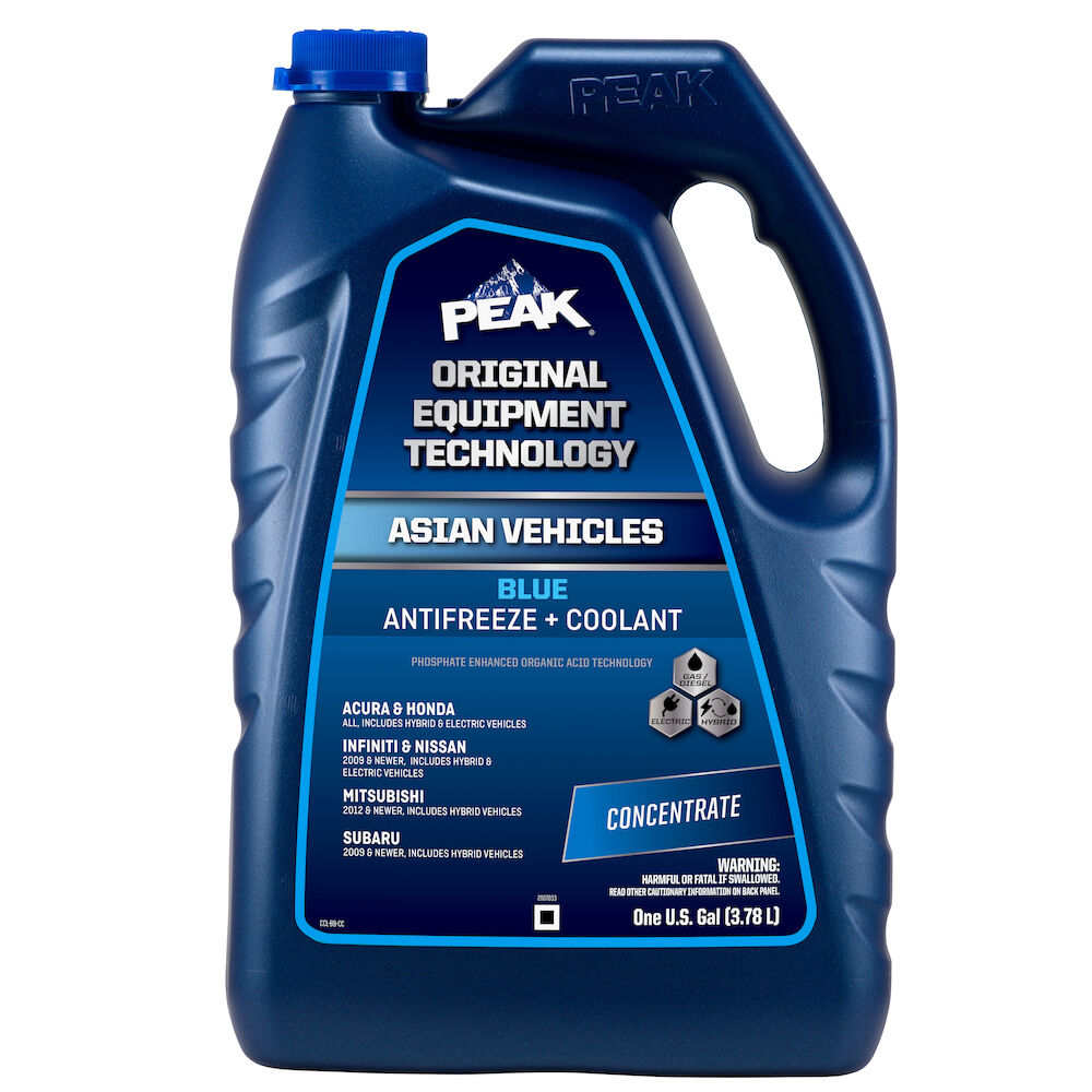 (870) PAB0B3 Peak OET Asian Antifreeze/Coolant Concentrate (Blue, 1 Gal)