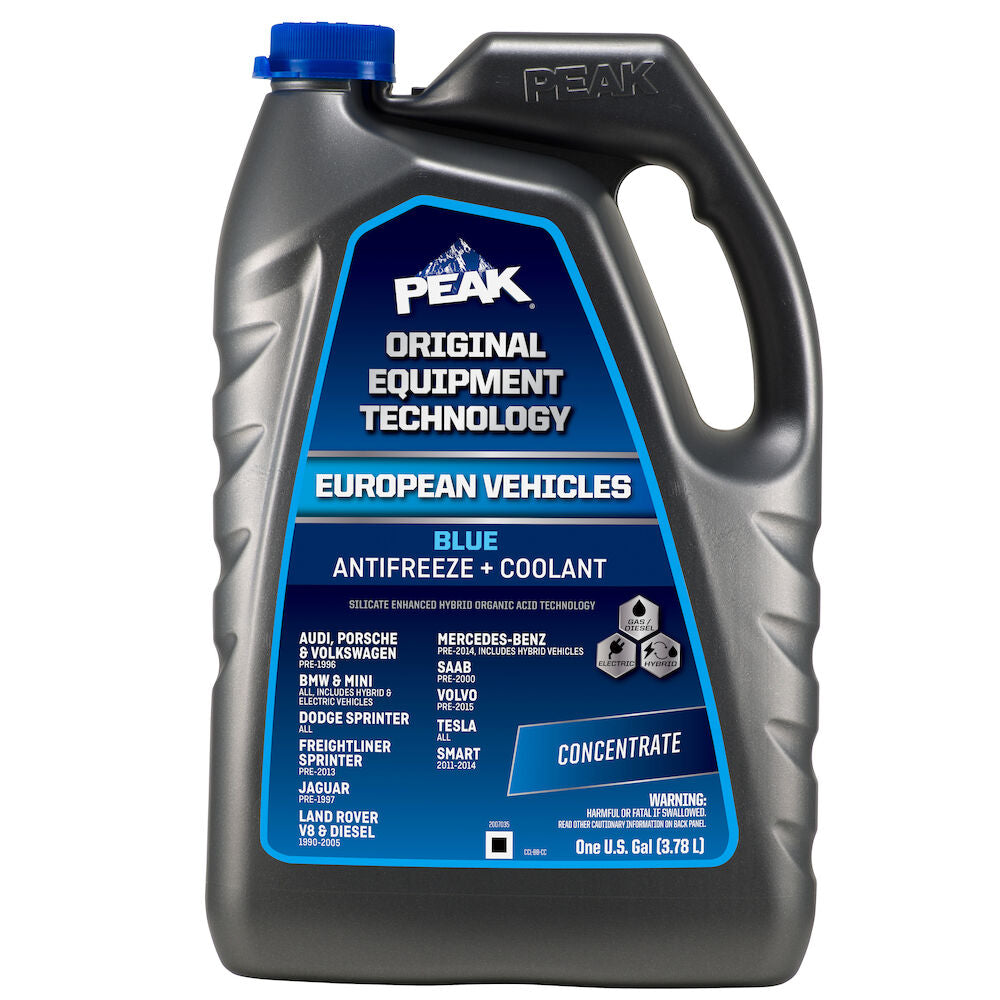 (870) PEB0B3 Peak OET European Blue Concentrate Anti-Freeze (1 Gal)