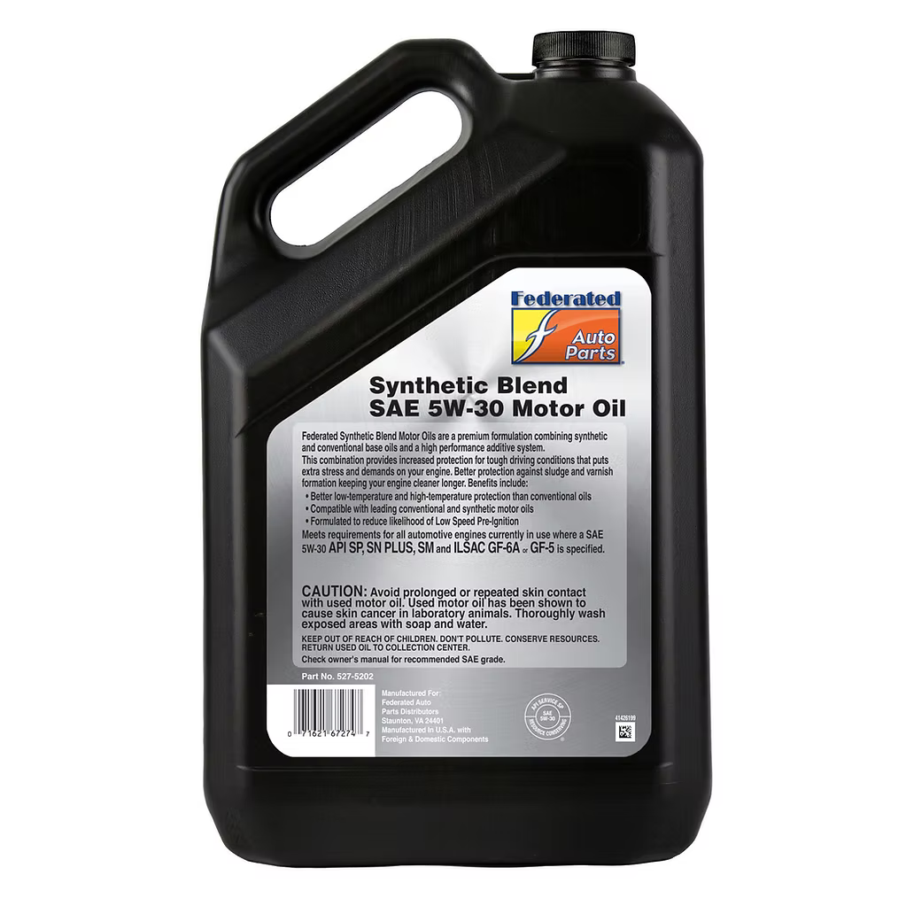 (130) 5275202 | FEDERATED 5W-30 SYN BLEND MOTOR OIL : 5 QT