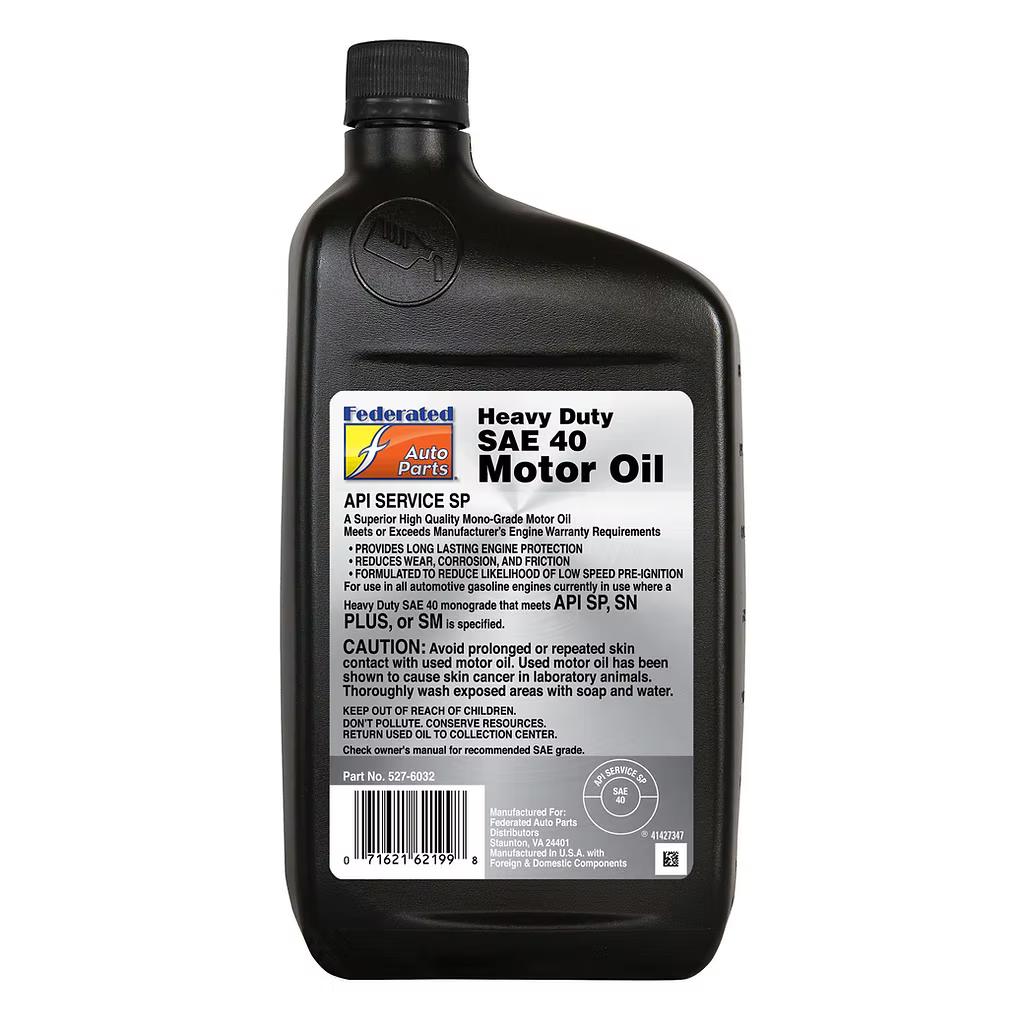 (130) 5276032 | FEDERATED 40W HD MOTOR OIL : 1 QT