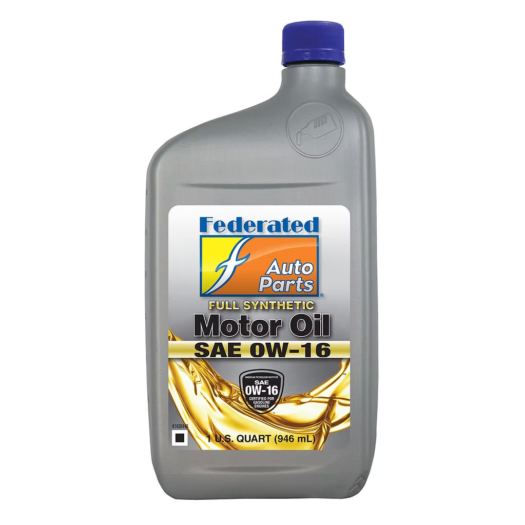 (130) 5279009 FEDERATED 0W-16 FULL SYNTHETIC MOTOR OIL : 1 QT