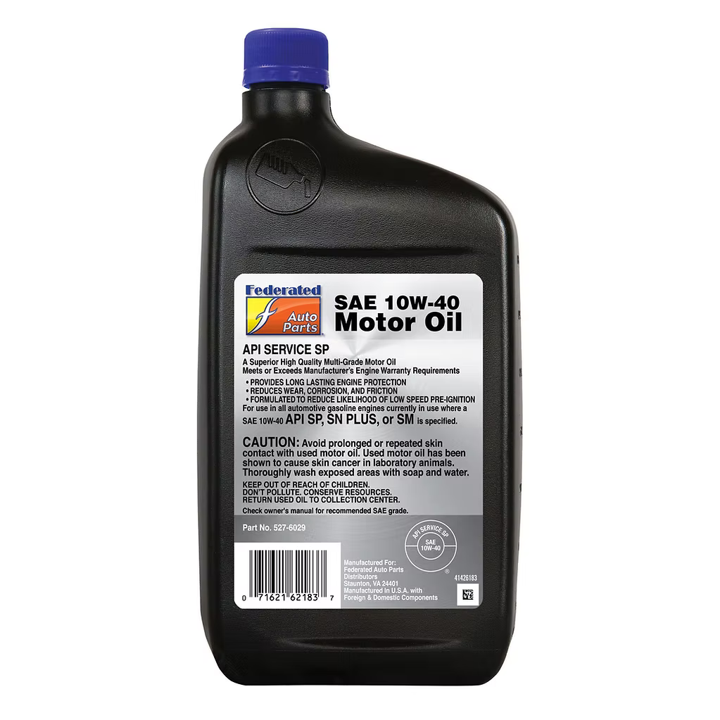 (130) 5276029 | FEDERATED 10W-40 CONVENTIONAL MOTOR OIL : QUART