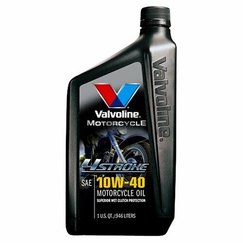 VAL VV740 | Valvoline 4 Stroke SAE 10W-40 Motorcycle Oil : 1 qt