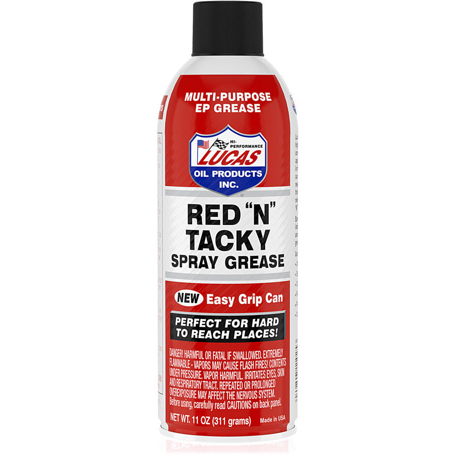 LCS 11025 Lucas Red "N" Tacky Grease (11 oz)