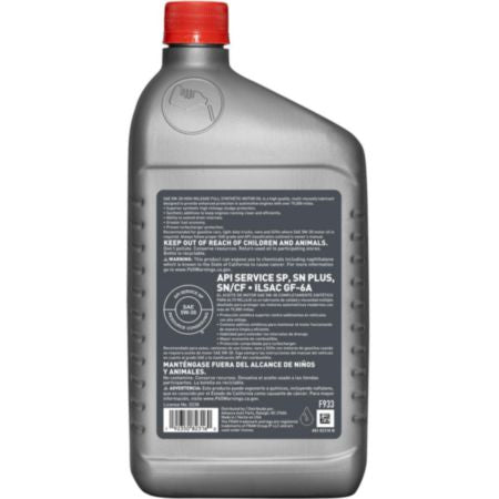 FRO F933 FRAM 5W30 Full Synthetic High Mileage Motor Oil