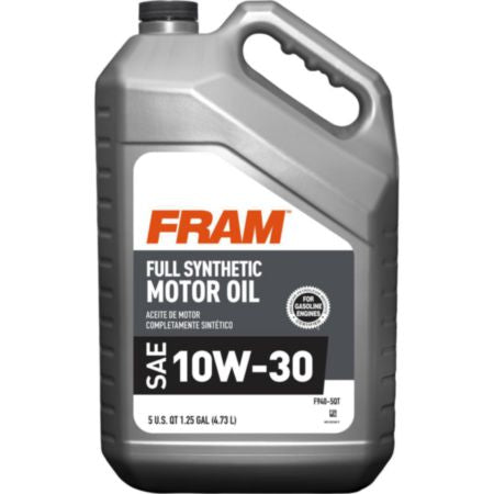 FRO F940-5QT FRAM 10W30 Full Synthetic Motor Oil 5 QUART