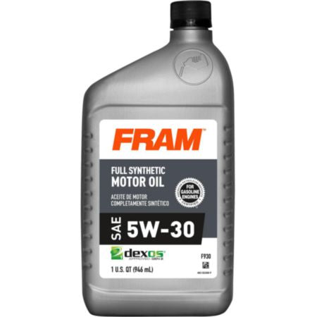 FRO F930 FRAM 5W30 Dexos1 Gen2 Full Synthetic Motor Oil