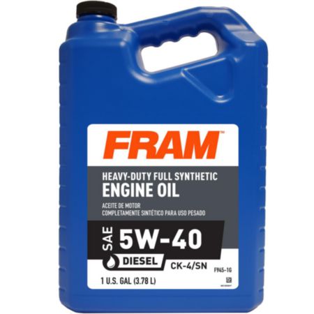 FRO F945-1G FRAM 5W40 Heavy Duty Full Synthetic Diesel Engine Oil, 1 gallon