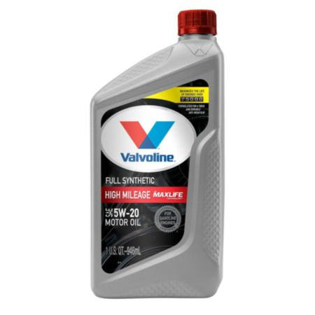 VAL 849644 | FULL SYNTHETIC HIGH MILEAGE WITH MAXLIFE 5W-20 MOTOR OIL : 1 QT
