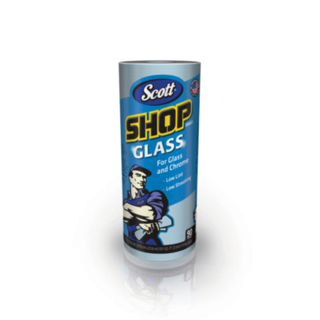 SCO 32896 Scott Blue Glass Towels (1 roll)