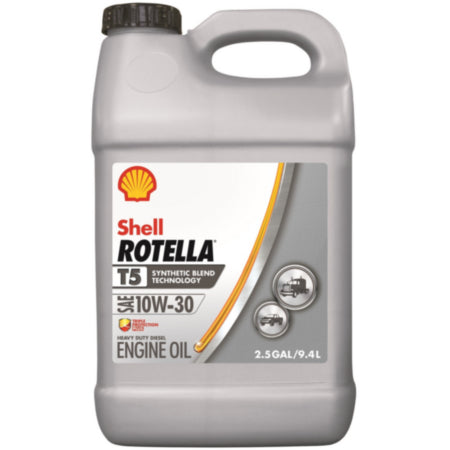 LUB 550045132 | ROTELLA ENGINE OIL T5 10W30 SYNTHETIC BLEND | 2.5 GAL