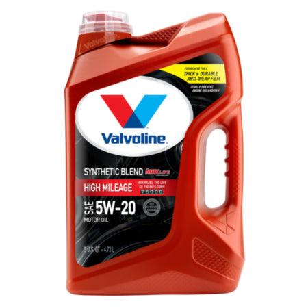 VAL 881162 | HIGH MILEAGE MAXLIFE SYNTHETIC BLEND 5W-20 MOTOR OIL : 5 QT