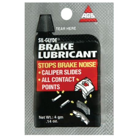 AGS BK-1A AGS Sil-Glyde Silicone Brake Lube Pouch (0.14 oz)