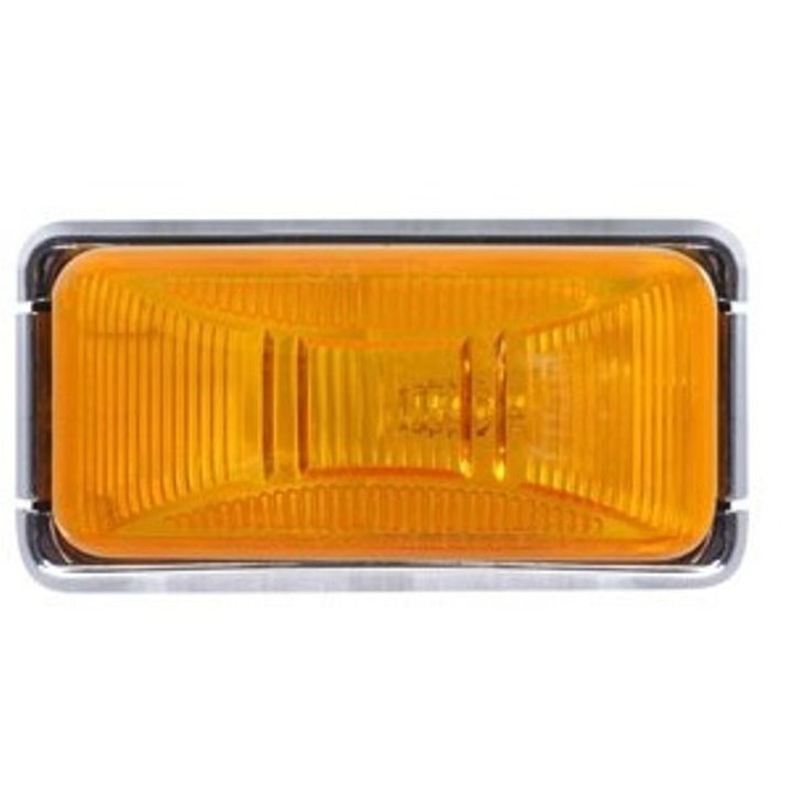 DLT MC91AS Optronics Sealed Mini Marker/Clearance Light (3" Rectangle, Amber, Surface)