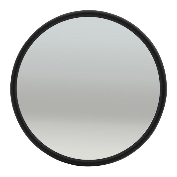 LTG 12182 Grote 8" Round Convex Mirror w/ Center-Mount Ball-Stud (Black)