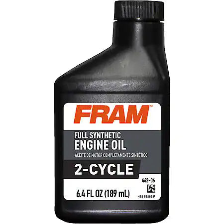 FRL 462-06 FRAM Full Synthetic 2 Cycle 50:1 Oil (6.4 OZ)