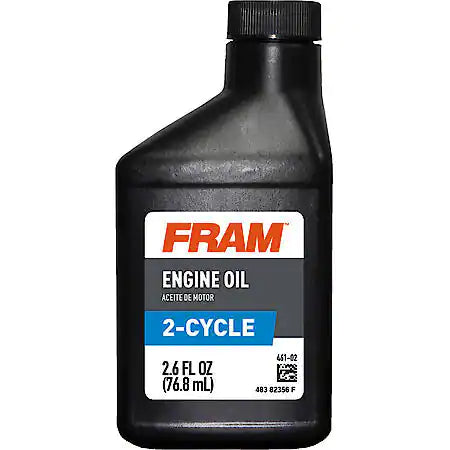 FRL 461-02 FRAM 2 Cycle Oil 50:1 (2.6 OZ)