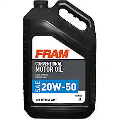 FRO F650-5QT | CONVENTIONAL 20W-50 MOTOR OIL : 5 QT