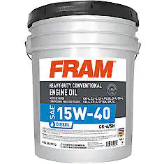 FRO F645-5 | CONVENTIONAL HEAVY DUTY 15W-40 MOTOR OIL : 5 GAL
