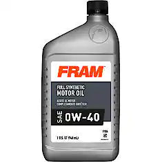 FRO F904 | FULL SYNTHETIC 0W-40 MOTOR OIL : 1 QT