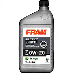 FRO F900 | FULL SYNTHETIC 0W-20 MOTOR OIL : 1 QT