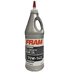 FRL F690-32 FRAM 75W-140 Full Synthetic Gear Oil (1 QT)