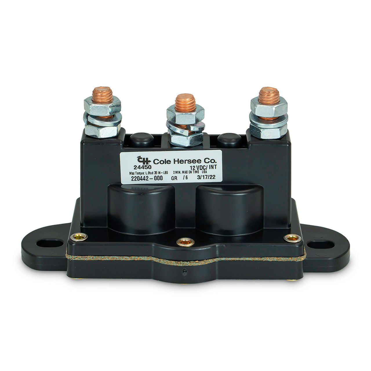 CH 24450-BX Cole Hersee Reversing Solenoid (75A, DPDT)