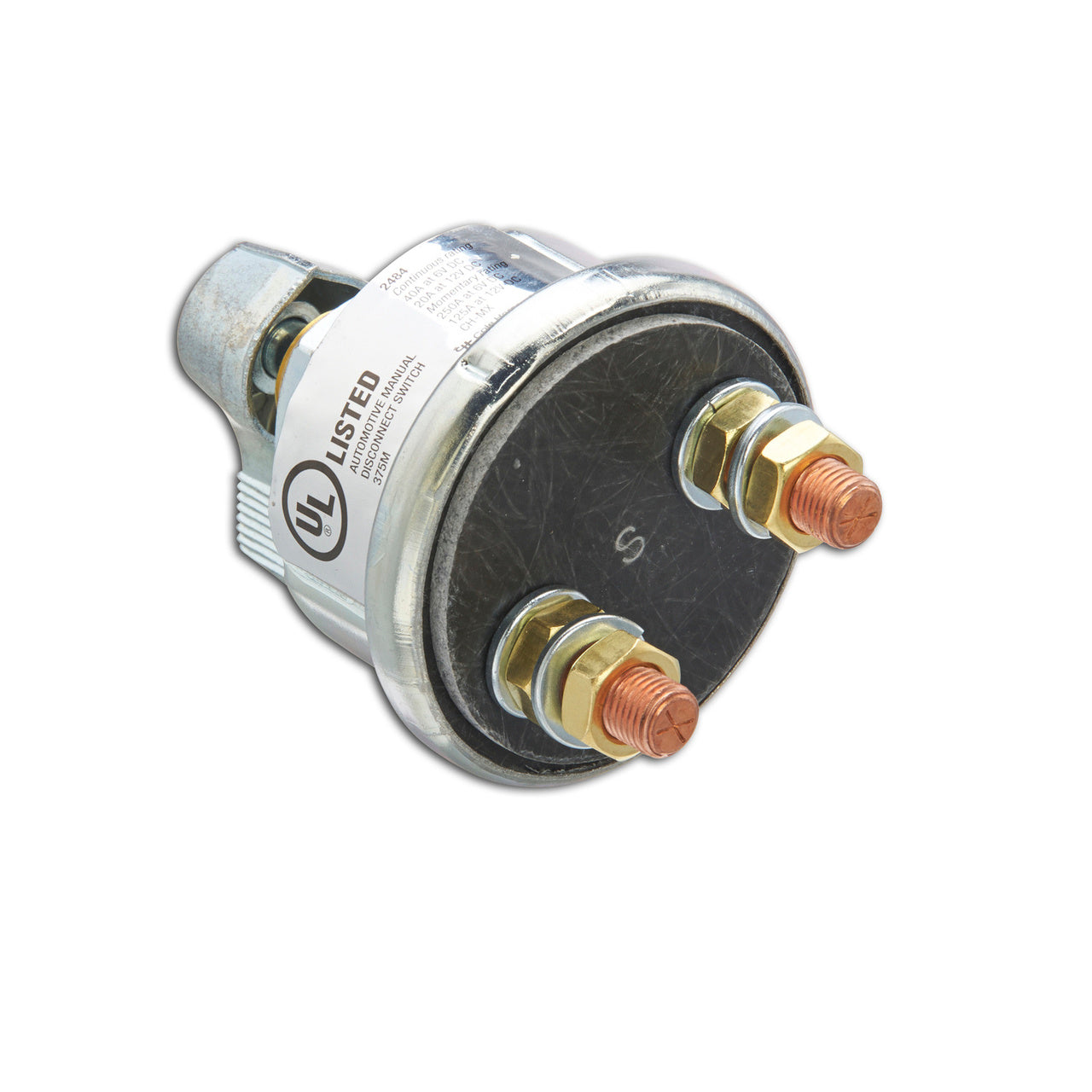 CH 2484-BX Metal Body Manual Battery Disconnect Switch (6V, 40A, SPST)