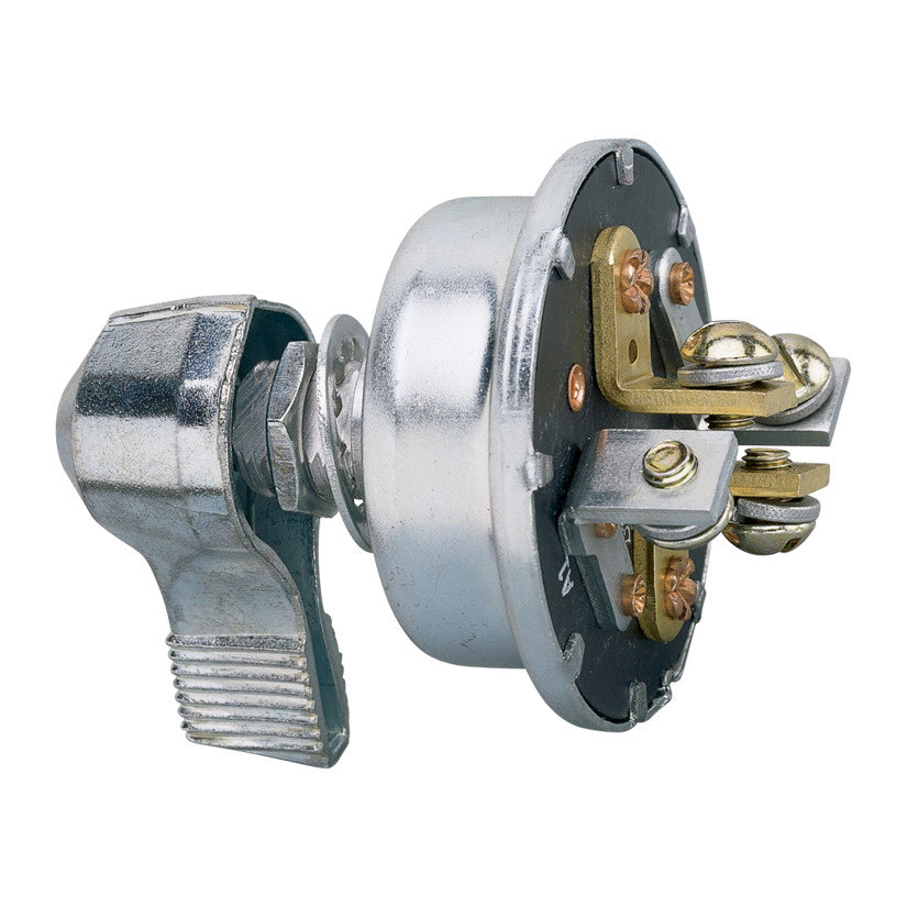 CH 75712-04-BX Cole Hersee 3 Position Forward & Reverse Rotary Switch (12V, 50A, Momentary, Normally Open/Off, DPDT, 4 Screw)