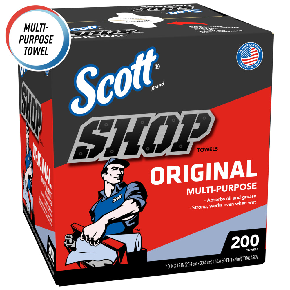 SCO 75190 Scott Original Shop Towels (200 bx)