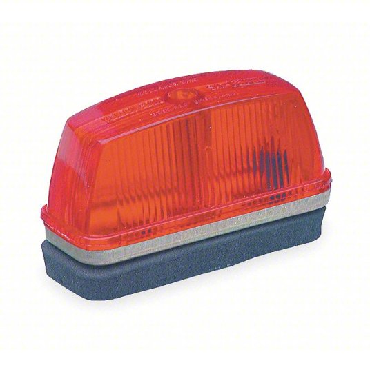 LTG 46332 Grote Rectangle School Bus Marker Light (4", Red)