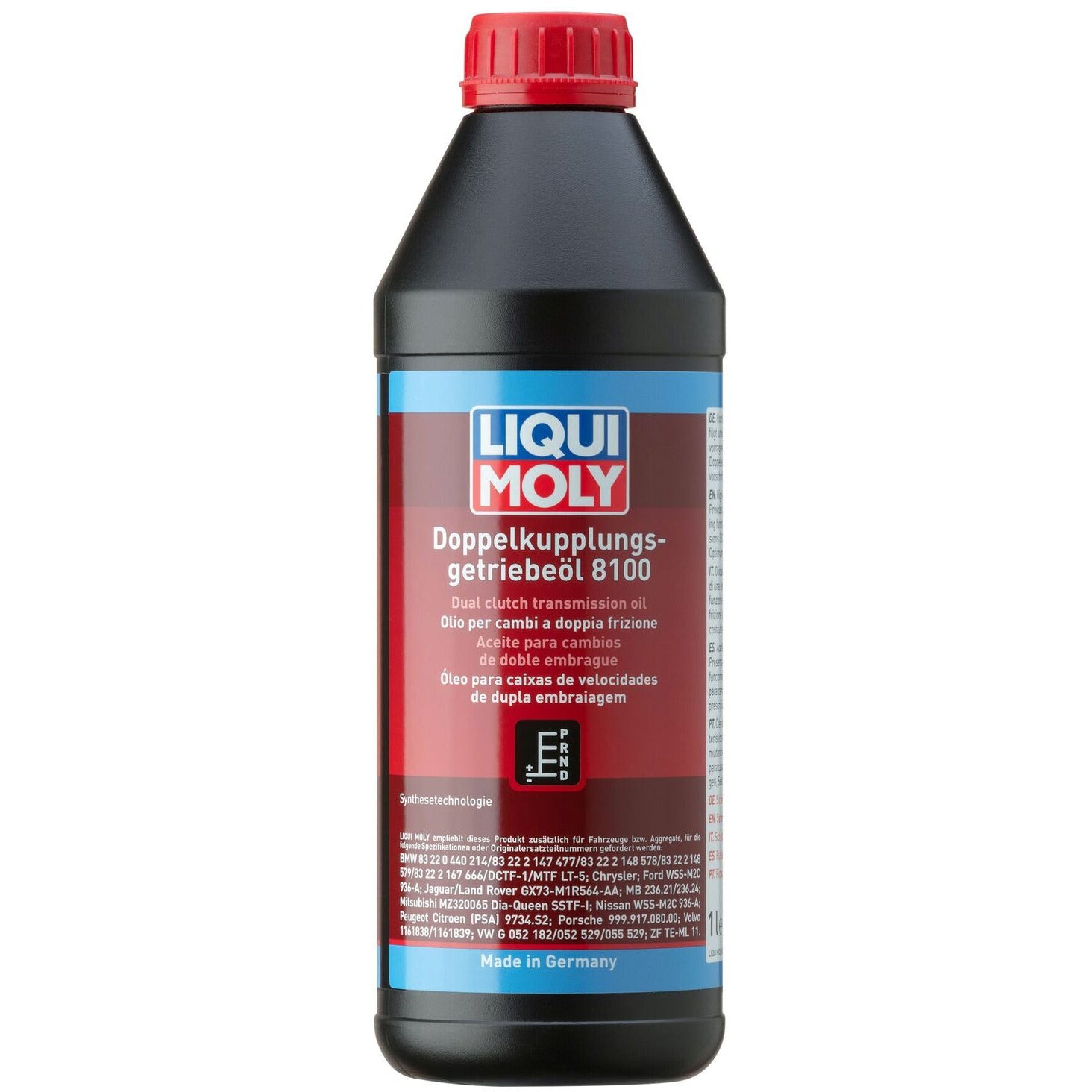 WPC 3L110669333LMO Liqui Moly 8100 Full Synthetic Dual Clutch Transmission Fluid (1 L)