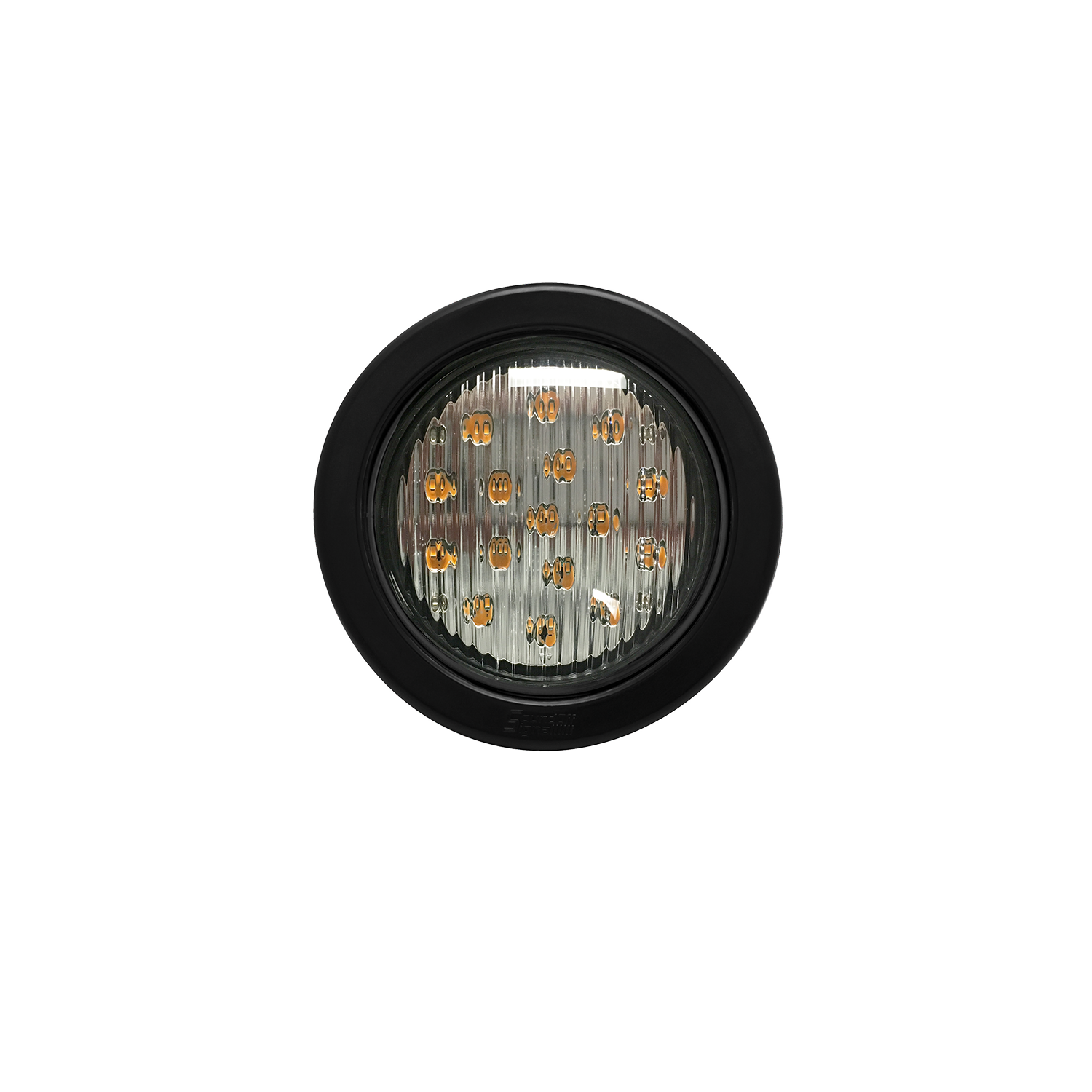 ECO 3945A ECCO Directional LED Light (5.4" Round, Amber, Grommet)