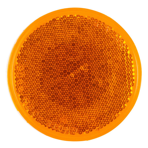 LTG 40063 Grote Round Stick-On Reflector (3", Amber)
