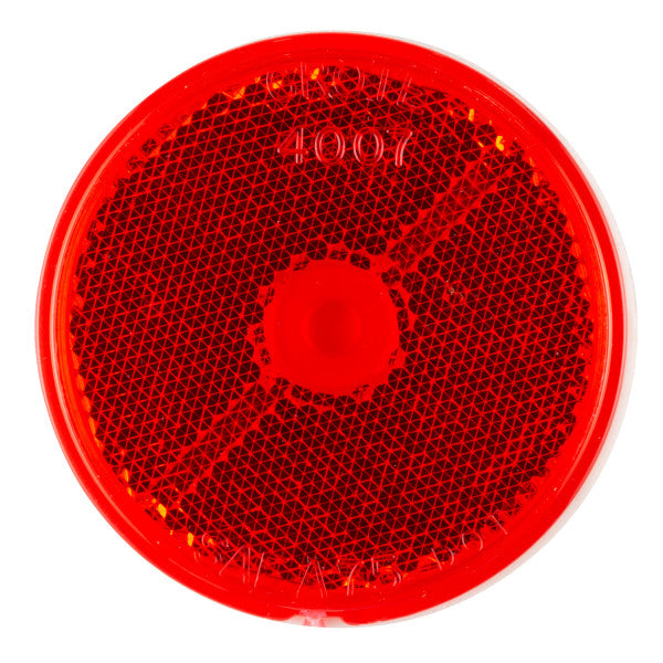 LTG 40072-5 Grote Round Stick-On Reflector (2.5", Red)