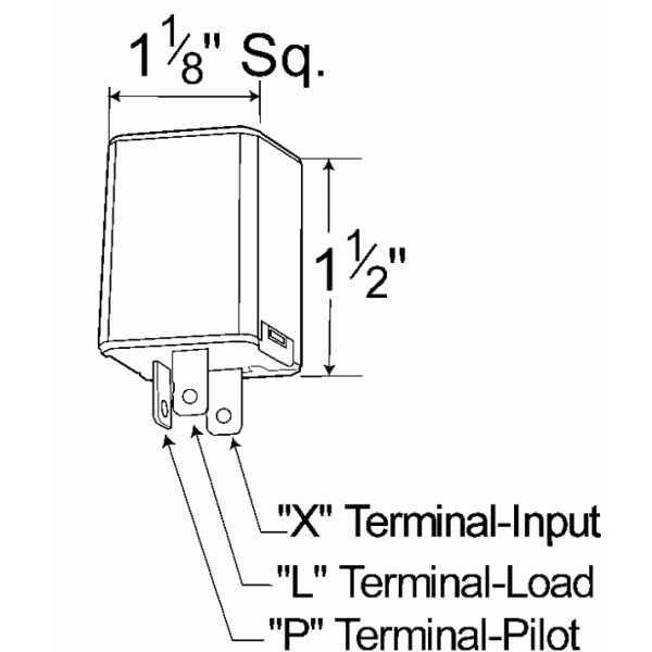 LTG 44860 Grote 3 Terminal (Pilot) 24V Flasher