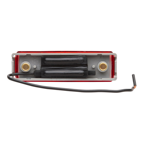 LTG 45092 Grote Rectangle Clearance Marker Light Kit (4", Red, 46742 + 43850)