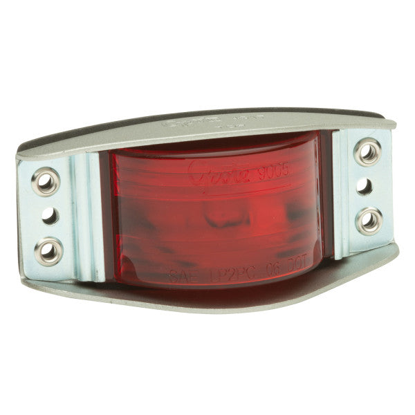 LTG 45172 Grote Narrow-Rail Clearance Marker Light (Flat Back, Red)