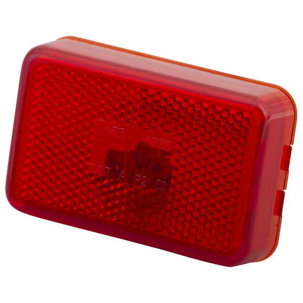 LTG 45232 Grote Rectangular Clearance Marker Light (3", Red, Reflective)