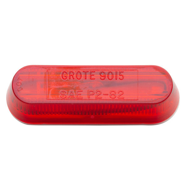 LTG 45252 Grote Thin-Line Single-Bulb Clearance Marker Light (3.5", Red, P2)