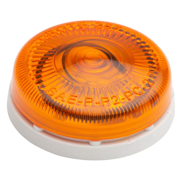 LTG 45413-5 Grote Surface-Mount Single-Bulb Round Clearance Marker Light (2.5", Amber)