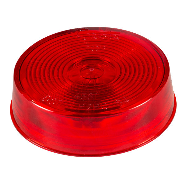 LTG 45812 Grote Round Clearance Marker Light (2.5", Red, Optic)