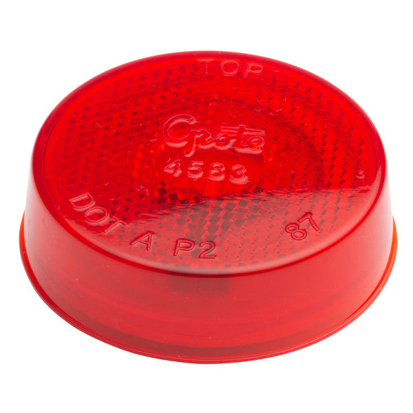 LTG 45832 Grote Round Clearance Marker Light (2.5", Red, Reflective)