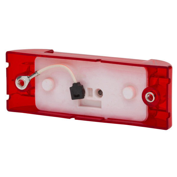 LTG 46072 Grote Economy Sealed Rectangle Clearance Marker Light (6", Red)