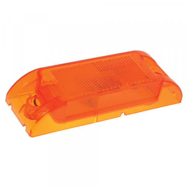 LTG 46073 Grote Economy Sealed Rectangle Clearance Marker Light (6", Amber)